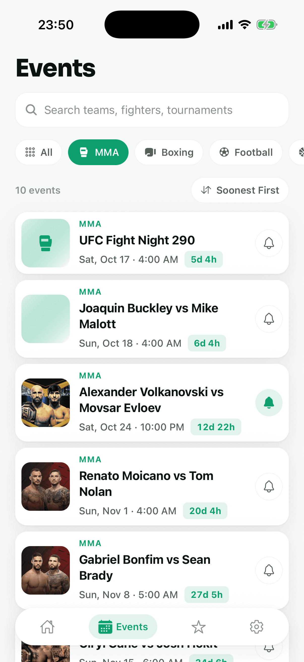SportsBell screenshot 7
